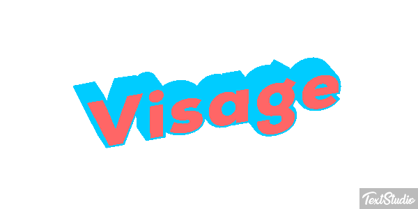 Visage Effet de texte