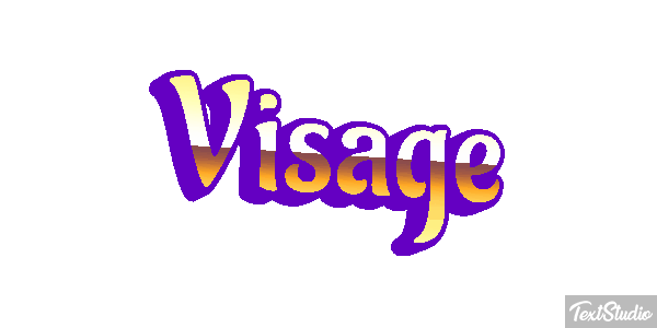 Visage Effet de texte