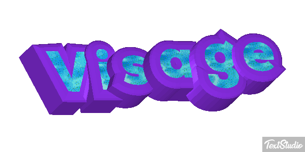 Visage Effet de texte