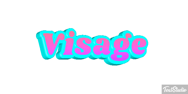 Visage Effet de texte