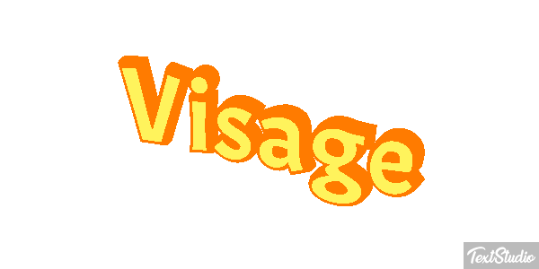 Visage Effet de texte