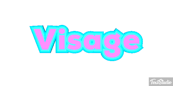Visage Effet de texte