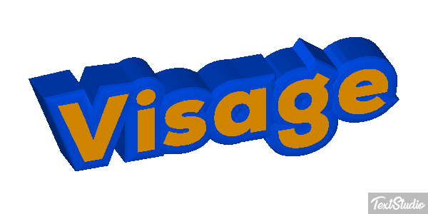 Visage Effet de texte