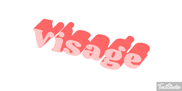Visage Effet de texte