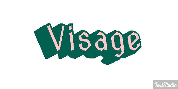 Visage Effet de texte