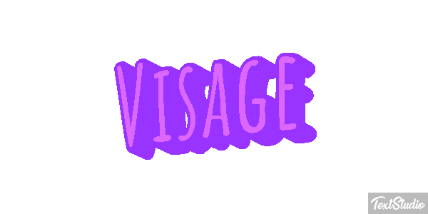 Visage Effet de texte