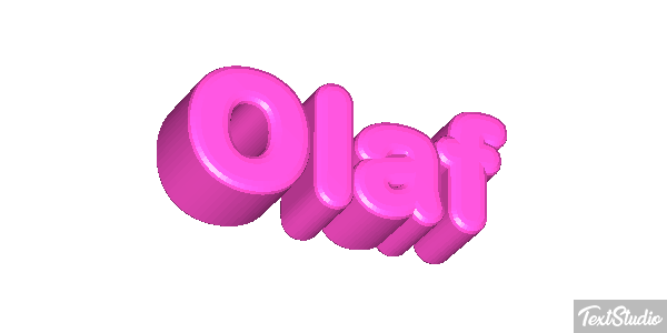 Olaf Text effect