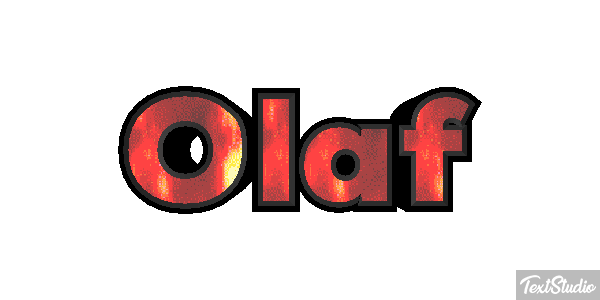 Olaf Text effect