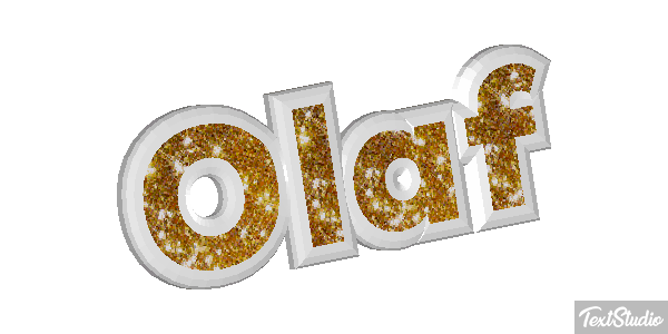 Olaf Text effect