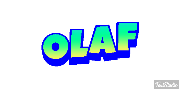 Olaf Text effect