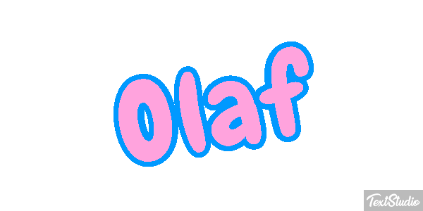 Olaf Text effect