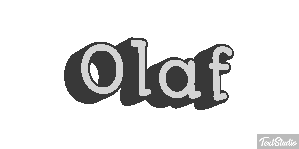 Olaf Text effect