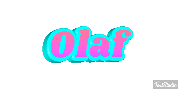 Olaf Text effect