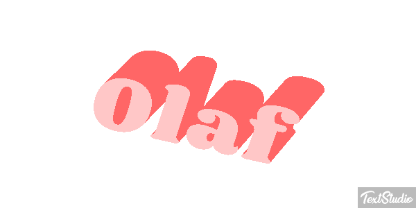 Olaf Text effect