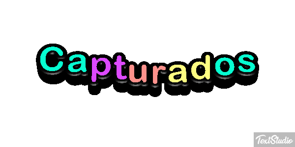 Capturados テキスト効果