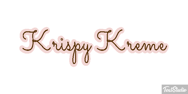 Krispy Kreme テキスト効果