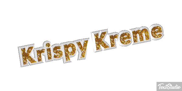 Krispy Kreme テキスト効果