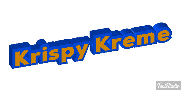 Krispy Kreme テキスト効果
