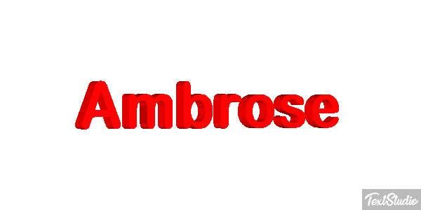 Ambrose Text effect