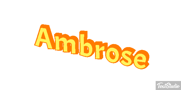 Ambrose Text effect