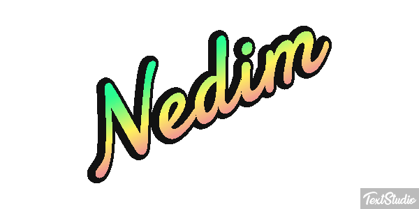 Nedim Текстовый эффект