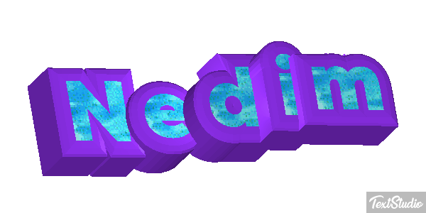 Nedim Текстовый эффект