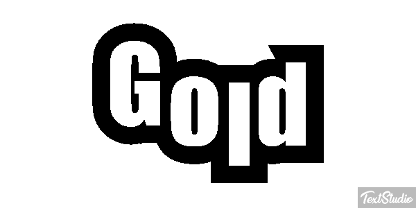 Gold テキスト効果