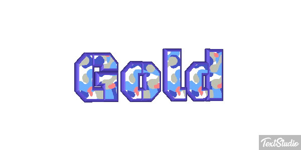 Gold テキスト効果