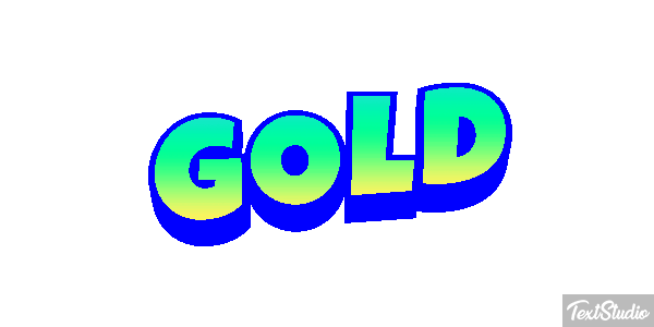 Gold テキスト効果