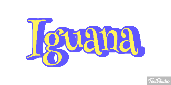 Iguana テキスト効果