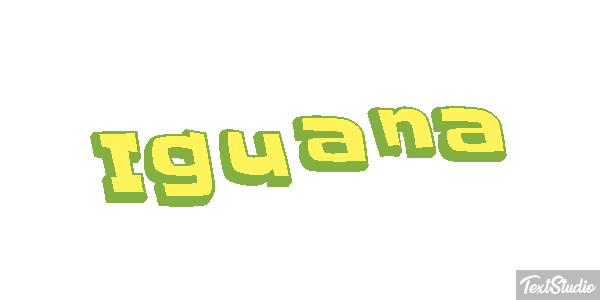 Iguana テキスト効果
