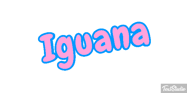 Iguana テキスト効果