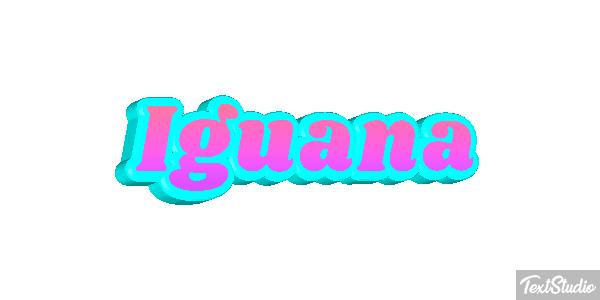 Iguana テキスト効果