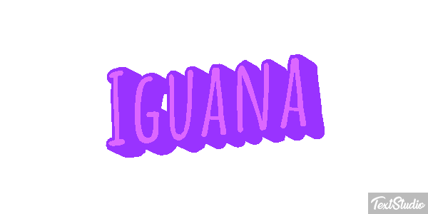 Iguana テキスト効果