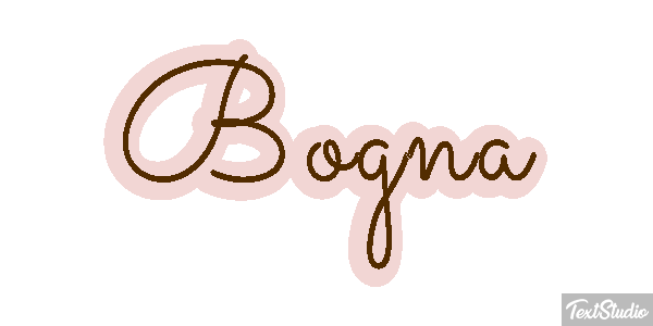 Bogna Efekt tekstowy