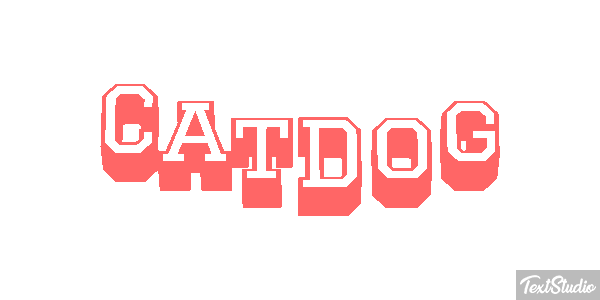 CatDog Text effect
