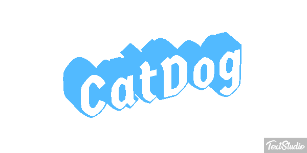 CatDog Text effect
