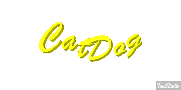 CatDog Text effect