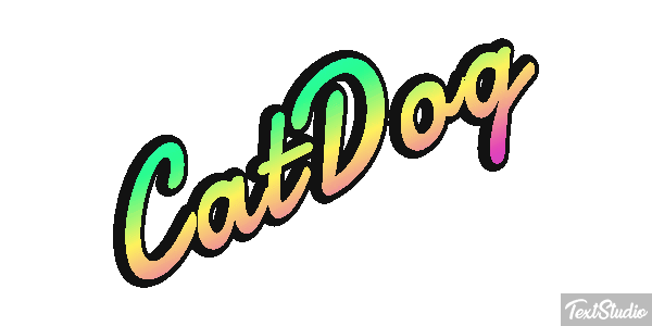 CatDog Text effect