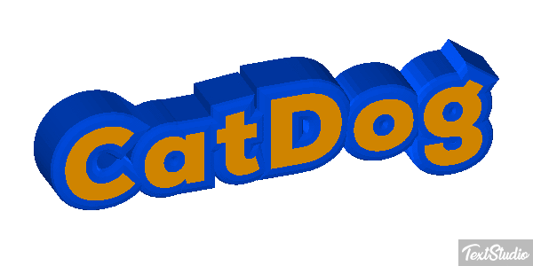 CatDog Text effect