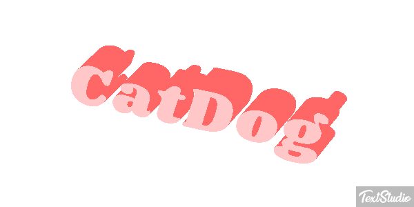 CatDog Text effect