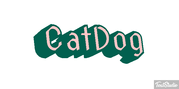 CatDog Text effect