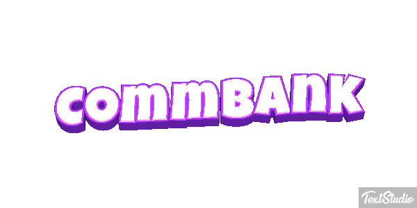 Commbank Efecto de texto