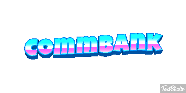 Commbank Efecto de texto