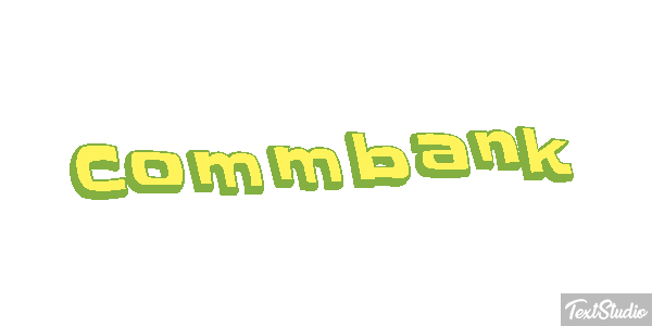 Commbank Efecto de texto