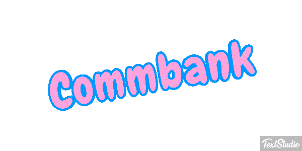 Commbank Efecto de texto