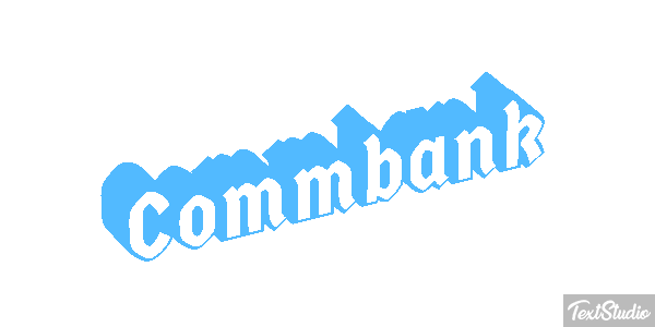 Commbank Efecto de texto