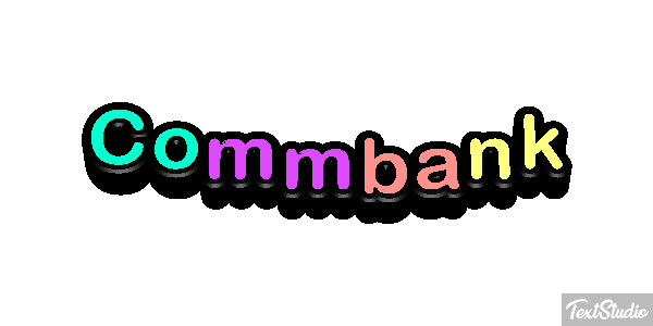 Commbank Efecto de texto