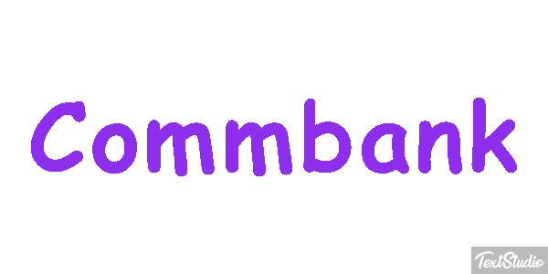 Commbank Efecto de texto