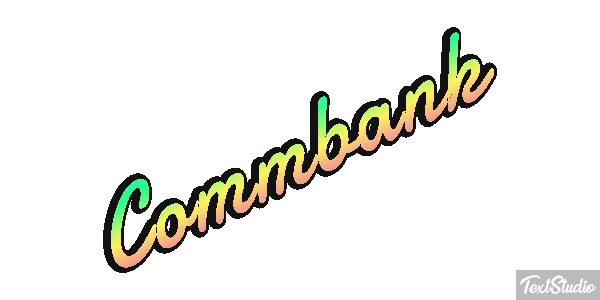 Commbank Efecto de texto
